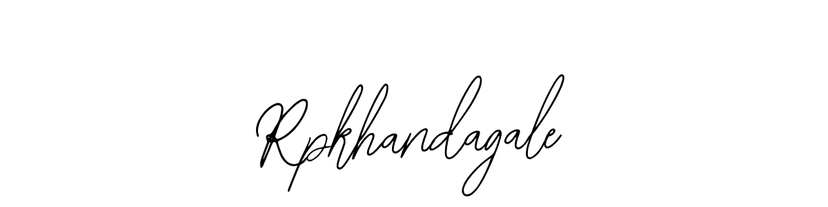 You should practise on your own different ways (Bearetta-2O07w) to write your name (Rpkhandagale) in signature. don't let someone else do it for you. Rpkhandagale signature style 12 images and pictures png