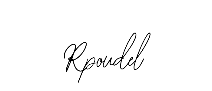 Also we have Rpoudel name is the best signature style. Create professional handwritten signature collection using Bearetta-2O07w autograph style. Rpoudel signature style 12 images and pictures png