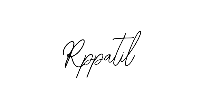 How to make Rppatil signature? Bearetta-2O07w is a professional autograph style. Create handwritten signature for Rppatil name. Rppatil signature style 12 images and pictures png