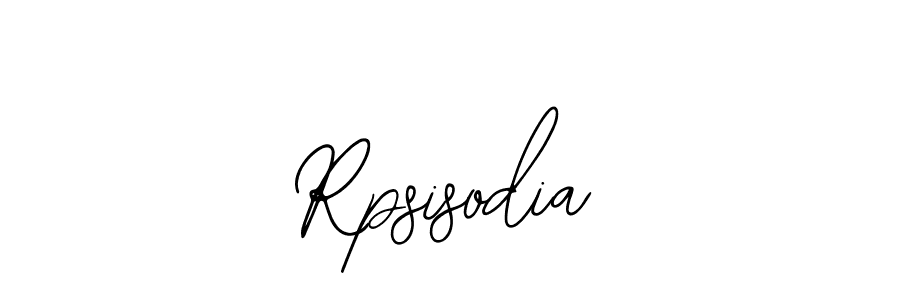 Create a beautiful signature design for name Rpsisodia. With this signature (Bearetta-2O07w) fonts, you can make a handwritten signature for free. Rpsisodia signature style 12 images and pictures png