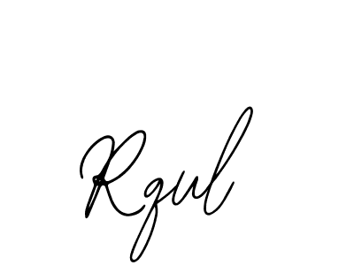 It looks lik you need a new signature style for name Rqul. Design unique handwritten (Bearetta-2O07w) signature with our free signature maker in just a few clicks. Rqul signature style 12 images and pictures png