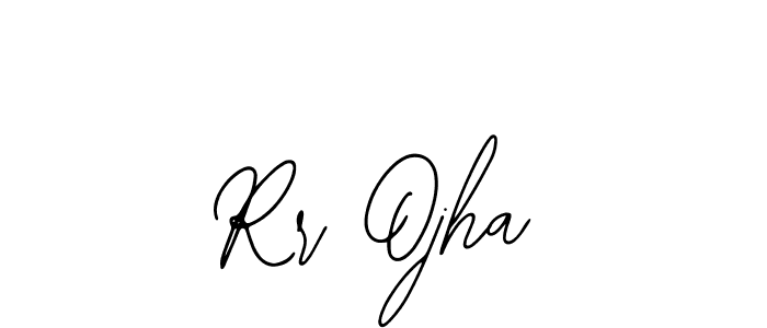 Make a beautiful signature design for name Rr Ojha. Use this online signature maker to create a handwritten signature for free. Rr Ojha signature style 12 images and pictures png