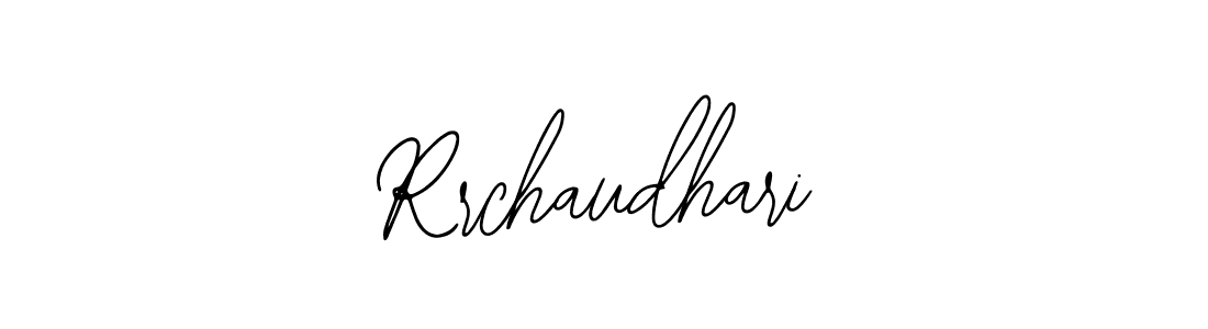 How to make Rrchaudhari signature? Bearetta-2O07w is a professional autograph style. Create handwritten signature for Rrchaudhari name. Rrchaudhari signature style 12 images and pictures png