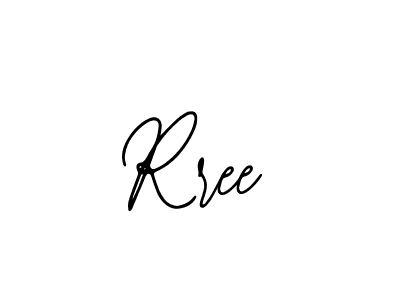 Use a signature maker to create a handwritten signature online. With this signature software, you can design (Bearetta-2O07w) your own signature for name Rree. Rree signature style 12 images and pictures png