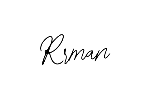 The best way (Bearetta-2O07w) to make a short signature is to pick only two or three words in your name. The name Rrman include a total of six letters. For converting this name. Rrman signature style 12 images and pictures png
