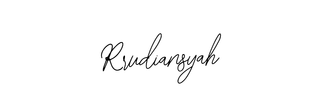It looks lik you need a new signature style for name Rrudiansyah. Design unique handwritten (Bearetta-2O07w) signature with our free signature maker in just a few clicks. Rrudiansyah signature style 12 images and pictures png