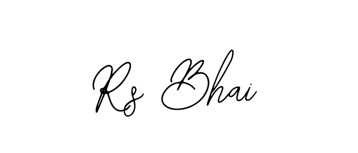 Create a beautiful signature design for name Rs Bhai. With this signature (Bearetta-2O07w) fonts, you can make a handwritten signature for free. Rs Bhai signature style 12 images and pictures png