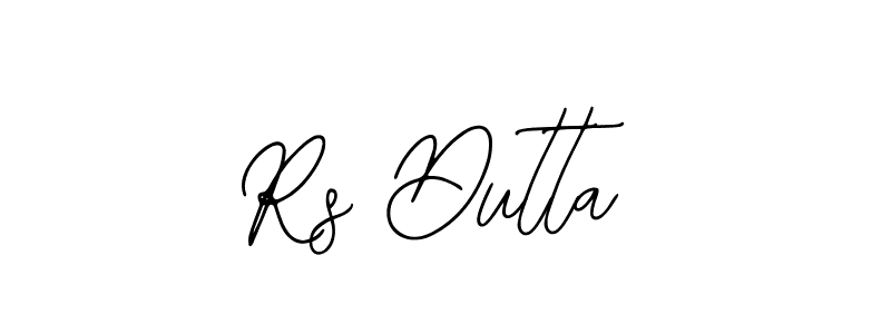 Use a signature maker to create a handwritten signature online. With this signature software, you can design (Bearetta-2O07w) your own signature for name Rs Dutta. Rs Dutta signature style 12 images and pictures png