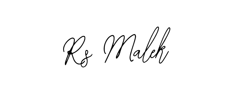 Make a short Rs Malek signature style. Manage your documents anywhere anytime using Bearetta-2O07w. Create and add eSignatures, submit forms, share and send files easily. Rs Malek signature style 12 images and pictures png