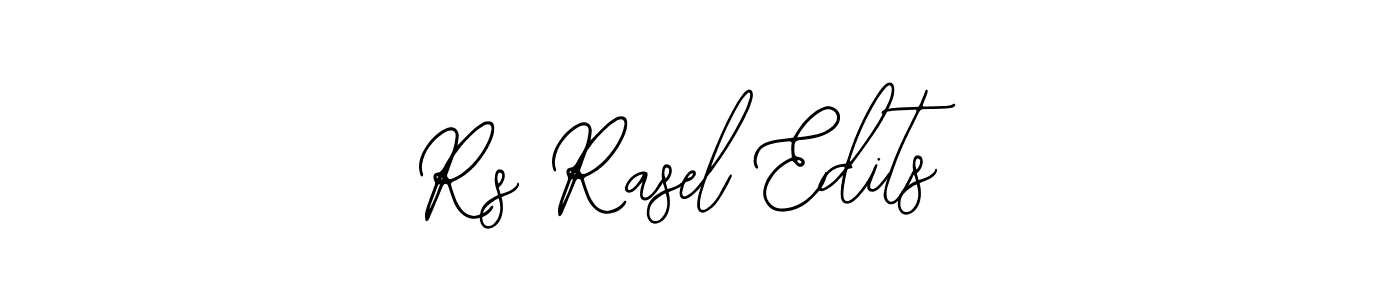 Also we have Rs Rasel Edits name is the best signature style. Create professional handwritten signature collection using Bearetta-2O07w autograph style. Rs Rasel Edits signature style 12 images and pictures png