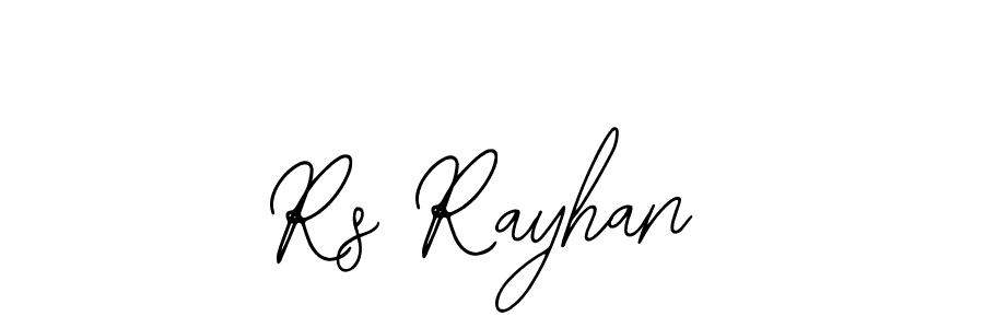 Once you've used our free online signature maker to create your best signature Bearetta-2O07w style, it's time to enjoy all of the benefits that Rs Rayhan name signing documents. Rs Rayhan signature style 12 images and pictures png