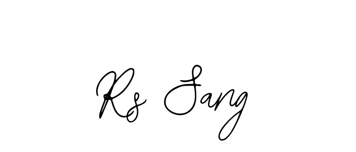 Make a beautiful signature design for name Rs Sang. Use this online signature maker to create a handwritten signature for free. Rs Sang signature style 12 images and pictures png