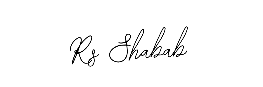 How to make Rs Shabab signature? Bearetta-2O07w is a professional autograph style. Create handwritten signature for Rs Shabab name. Rs Shabab signature style 12 images and pictures png