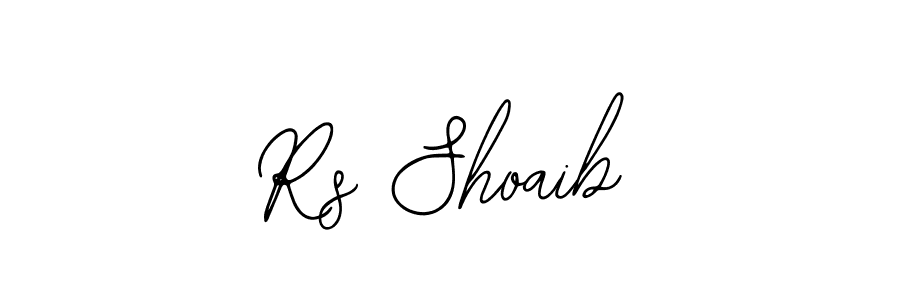 Once you've used our free online signature maker to create your best signature Bearetta-2O07w style, it's time to enjoy all of the benefits that Rs Shoaib name signing documents. Rs Shoaib signature style 12 images and pictures png