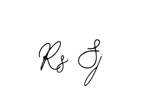 Use a signature maker to create a handwritten signature online. With this signature software, you can design (Bearetta-2O07w) your own signature for name Rs Sj. Rs Sj signature style 12 images and pictures png