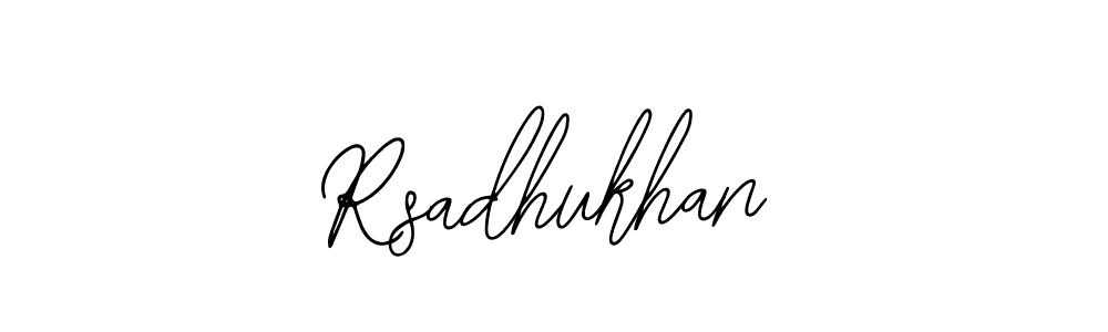 The best way (Bearetta-2O07w) to make a short signature is to pick only two or three words in your name. The name Rsadhukhan include a total of six letters. For converting this name. Rsadhukhan signature style 12 images and pictures png