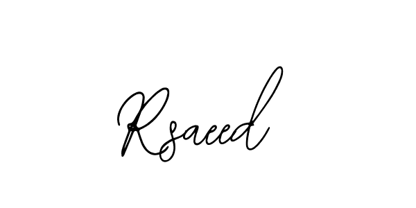 Create a beautiful signature design for name Rsaeed. With this signature (Bearetta-2O07w) fonts, you can make a handwritten signature for free. Rsaeed signature style 12 images and pictures png