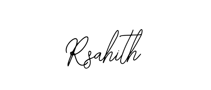 Rsahith stylish signature style. Best Handwritten Sign (Bearetta-2O07w) for my name. Handwritten Signature Collection Ideas for my name Rsahith. Rsahith signature style 12 images and pictures png