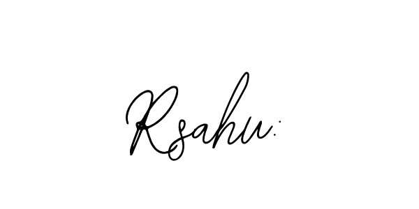 How to Draw Rsahu: signature style? Bearetta-2O07w is a latest design signature styles for name Rsahu:. Rsahu: signature style 12 images and pictures png