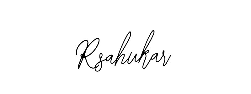 Design your own signature with our free online signature maker. With this signature software, you can create a handwritten (Bearetta-2O07w) signature for name Rsahukar. Rsahukar signature style 12 images and pictures png
