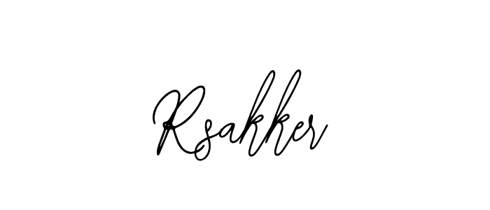 Make a beautiful signature design for name Rsakker. With this signature (Bearetta-2O07w) style, you can create a handwritten signature for free. Rsakker signature style 12 images and pictures png