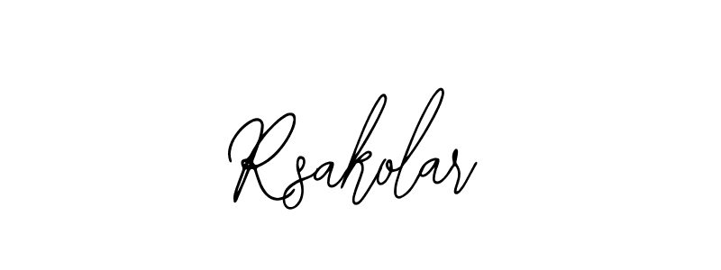 Use a signature maker to create a handwritten signature online. With this signature software, you can design (Bearetta-2O07w) your own signature for name Rsakolar. Rsakolar signature style 12 images and pictures png