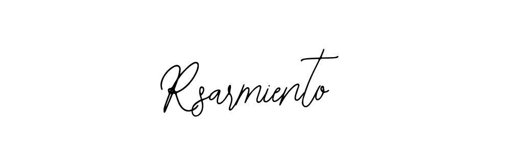 The best way (Bearetta-2O07w) to make a short signature is to pick only two or three words in your name. The name Rsarmiento include a total of six letters. For converting this name. Rsarmiento signature style 12 images and pictures png