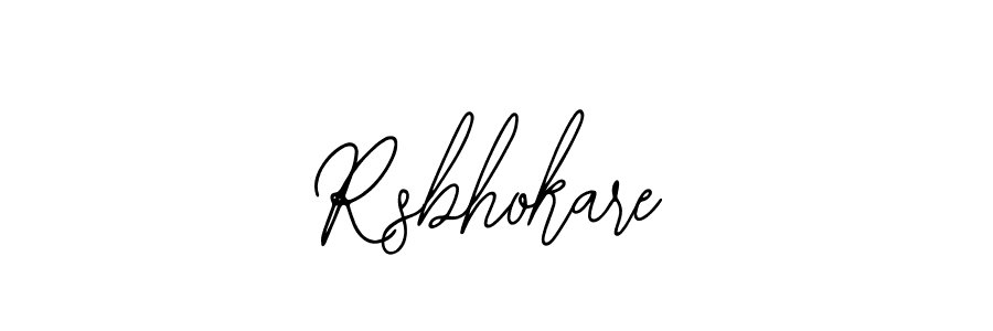 Rsbhokare stylish signature style. Best Handwritten Sign (Bearetta-2O07w) for my name. Handwritten Signature Collection Ideas for my name Rsbhokare. Rsbhokare signature style 12 images and pictures png