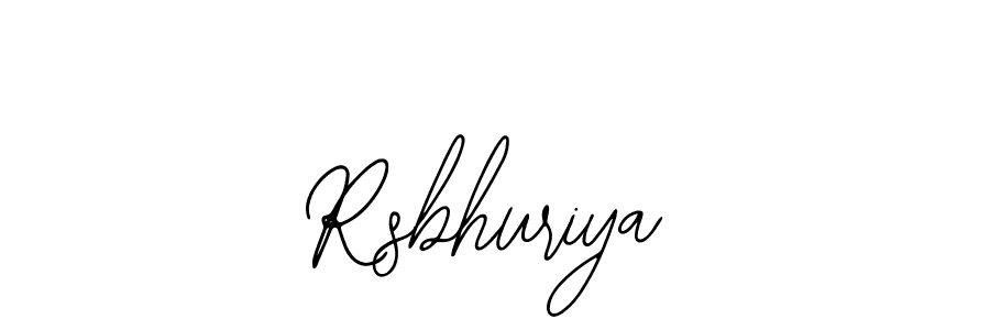 You should practise on your own different ways (Bearetta-2O07w) to write your name (Rsbhuriya) in signature. don't let someone else do it for you. Rsbhuriya signature style 12 images and pictures png