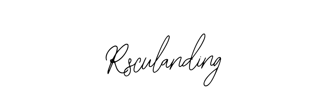 Rsculanding stylish signature style. Best Handwritten Sign (Bearetta-2O07w) for my name. Handwritten Signature Collection Ideas for my name Rsculanding. Rsculanding signature style 12 images and pictures png