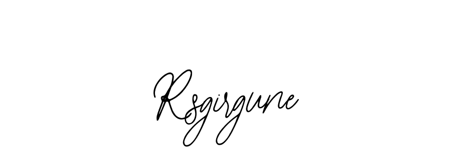 How to make Rsgirgune name signature. Use Bearetta-2O07w style for creating short signs online. This is the latest handwritten sign. Rsgirgune signature style 12 images and pictures png