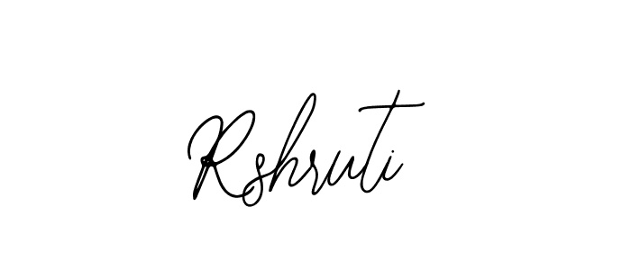 You should practise on your own different ways (Bearetta-2O07w) to write your name (Rshruti) in signature. don't let someone else do it for you. Rshruti signature style 12 images and pictures png