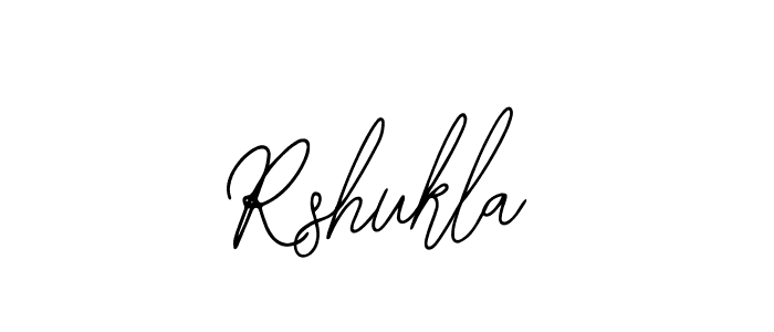 Use a signature maker to create a handwritten signature online. With this signature software, you can design (Bearetta-2O07w) your own signature for name Rshukla. Rshukla signature style 12 images and pictures png