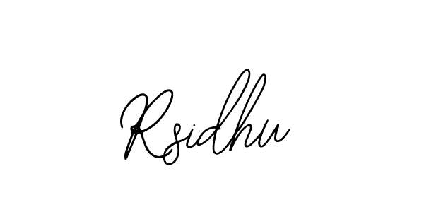 Also we have Rsidhu name is the best signature style. Create professional handwritten signature collection using Bearetta-2O07w autograph style. Rsidhu signature style 12 images and pictures png