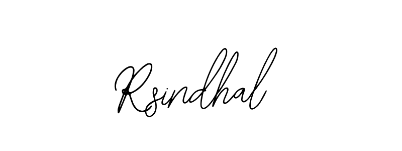 Make a beautiful signature design for name Rsindhal. With this signature (Bearetta-2O07w) style, you can create a handwritten signature for free. Rsindhal signature style 12 images and pictures png