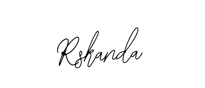 Bearetta-2O07w is a professional signature style that is perfect for those who want to add a touch of class to their signature. It is also a great choice for those who want to make their signature more unique. Get Rskanda name to fancy signature for free. Rskanda signature style 12 images and pictures png