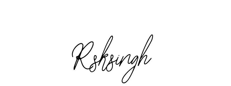 How to make Rsksingh signature? Bearetta-2O07w is a professional autograph style. Create handwritten signature for Rsksingh name. Rsksingh signature style 12 images and pictures png