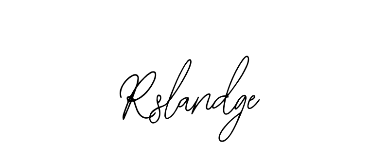 Best and Professional Signature Style for Rslandge. Bearetta-2O07w Best Signature Style Collection. Rslandge signature style 12 images and pictures png