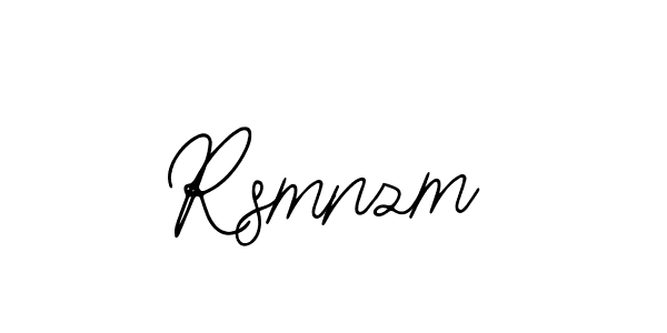 if you are searching for the best signature style for your name Rsmnzm. so please give up your signature search. here we have designed multiple signature styles  using Bearetta-2O07w. Rsmnzm signature style 12 images and pictures png