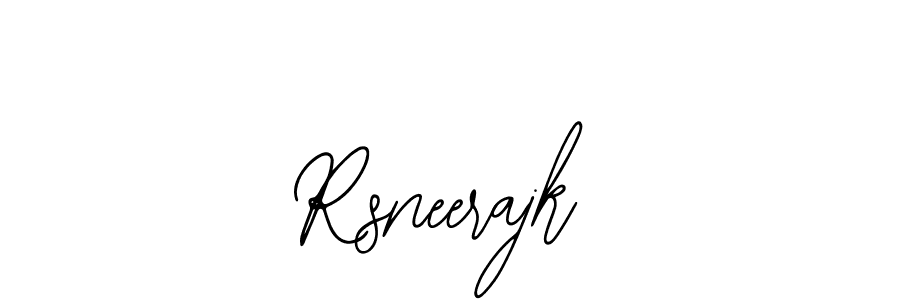 Create a beautiful signature design for name Rsneerajk. With this signature (Bearetta-2O07w) fonts, you can make a handwritten signature for free. Rsneerajk signature style 12 images and pictures png