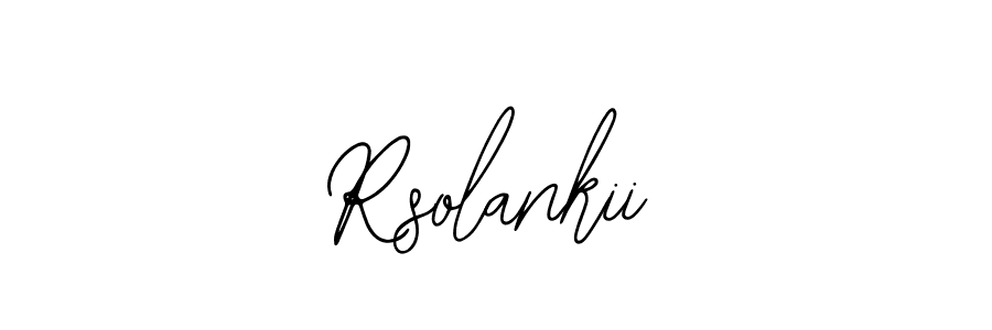 How to make Rsolankii name signature. Use Bearetta-2O07w style for creating short signs online. This is the latest handwritten sign. Rsolankii signature style 12 images and pictures png