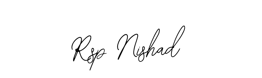 Rsp Nishad stylish signature style. Best Handwritten Sign (Bearetta-2O07w) for my name. Handwritten Signature Collection Ideas for my name Rsp Nishad. Rsp Nishad signature style 12 images and pictures png