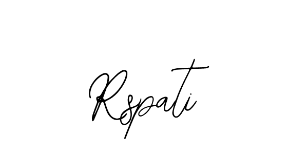 How to make Rspati name signature. Use Bearetta-2O07w style for creating short signs online. This is the latest handwritten sign. Rspati signature style 12 images and pictures png