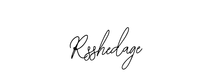 How to make Rsshedage signature? Bearetta-2O07w is a professional autograph style. Create handwritten signature for Rsshedage name. Rsshedage signature style 12 images and pictures png