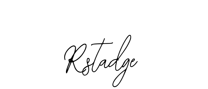 if you are searching for the best signature style for your name Rstadge. so please give up your signature search. here we have designed multiple signature styles  using Bearetta-2O07w. Rstadge signature style 12 images and pictures png