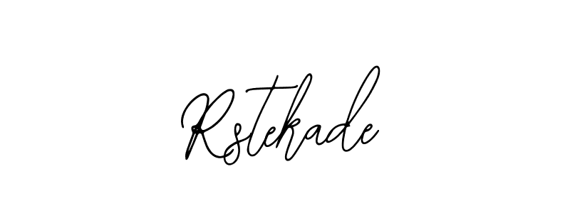 How to make Rstekade signature? Bearetta-2O07w is a professional autograph style. Create handwritten signature for Rstekade name. Rstekade signature style 12 images and pictures png