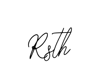 You should practise on your own different ways (Bearetta-2O07w) to write your name (Rsth) in signature. don't let someone else do it for you. Rsth signature style 12 images and pictures png