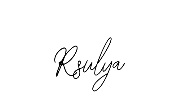 Make a beautiful signature design for name Rsulya. Use this online signature maker to create a handwritten signature for free. Rsulya signature style 12 images and pictures png