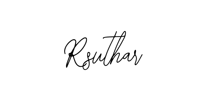 It looks lik you need a new signature style for name Rsuthar. Design unique handwritten (Bearetta-2O07w) signature with our free signature maker in just a few clicks. Rsuthar signature style 12 images and pictures png
