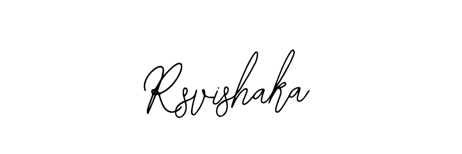 if you are searching for the best signature style for your name Rsvishaka. so please give up your signature search. here we have designed multiple signature styles  using Bearetta-2O07w. Rsvishaka signature style 12 images and pictures png